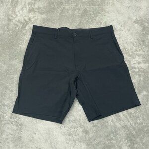 Greg Norman Stretch Shorts Black Size 34 Nylon Spandex Mens 6801